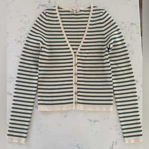 Striped Button-Down Sweater from Madewell